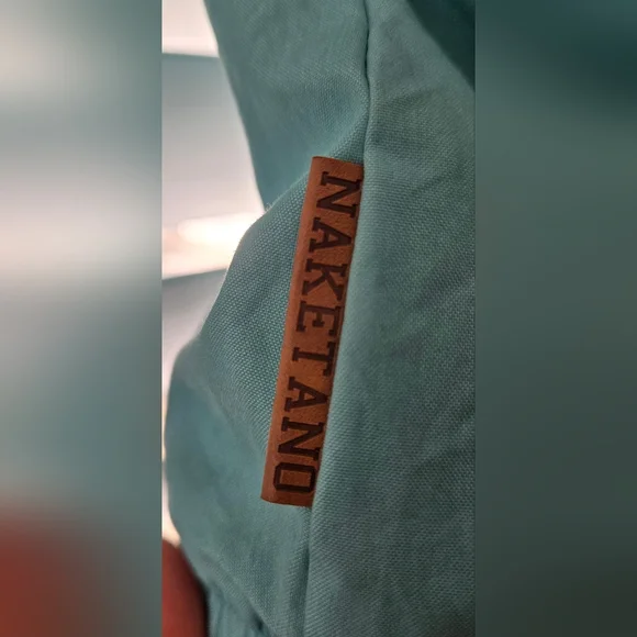 Naketano Benflicker Womens M Blue Teal Anorak Hooded Pullover Jacket Half Zip - Picture 10 of 16